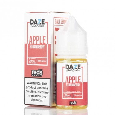 Vape 7 Daze Salt Series Strawberry Reds Apple E-Juice 30ml