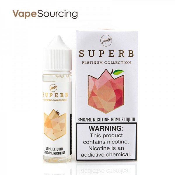 Superb x JayBo Platinum Collection White Peach E-Juice 60ml