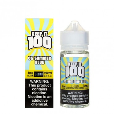 Keep It 100 OG Summer Blue E-liquid 100ml