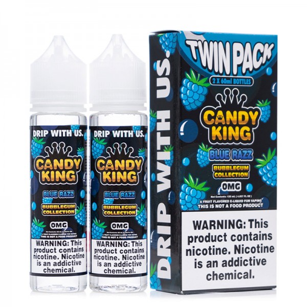 Candy King Blue Razz Bubblegum Collection Twin Pack E-juice 2 x 60ml
