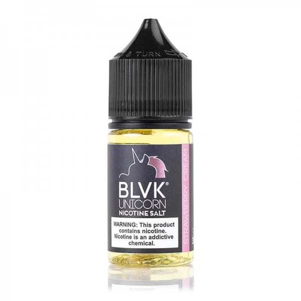 BLVK Unicorn Strawberry Cream Nicotine Salt E-juice 30ml