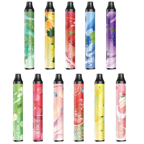 VEIIK Micko π Pie Disposable Vape Kit 600 Puffs 500mAh (10pcs/pack)